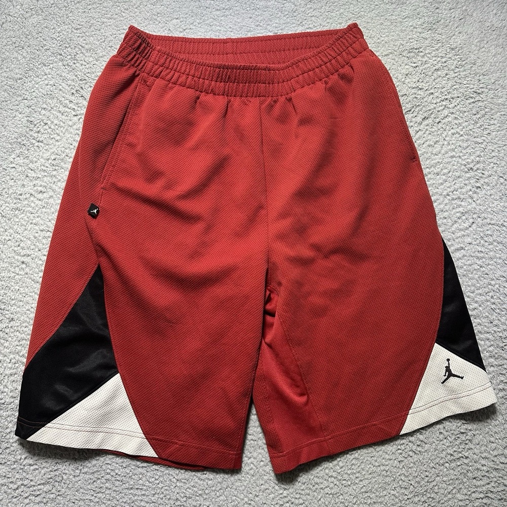 Vintage Air Jordan Basketball‎ Shorts Jumpman Chicago Bulls 90's Hip Hop Size M